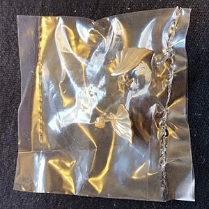 Avon Genuine Sterling Silver Wing Earrings